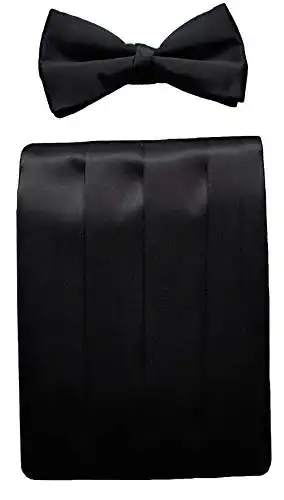 Kummerbund Clermont Direct Schwarze Fliege und im Set