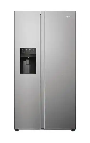 Edelstahl-Kühlschrank Haier SBS 90 SERIE 5 HSR5918DIMP