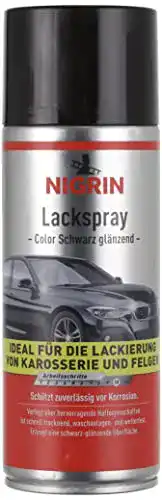 Autolack-Spray NIGRIN Lackspray, 400 ml, schwarz glänzend