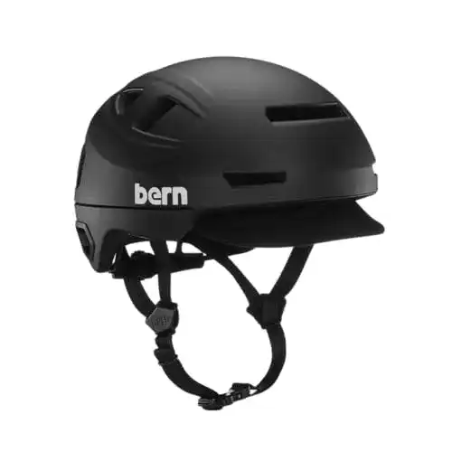 Bern-Helm Bern Unisex Hudson Fahrradhelm, Mattes Schwarz