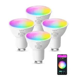Smarte Glühbirne LEPRO GU10 Smart Lampe RGBW, Wlan, 4 Pack