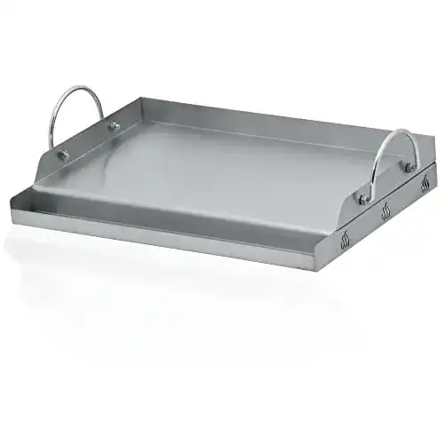 Plancha-Grillplatte BBQ-Toro Edelstahl Grillplatte 51 x 32 cm