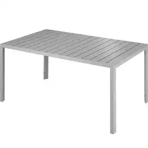 Gartentisch TecTake 800716 mit stabilem Aluminiumrahmen