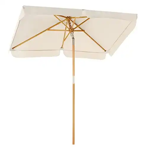 Kleiner Sonnenschirm SONGMICS Sonnenschirm, 200 x 125 cm