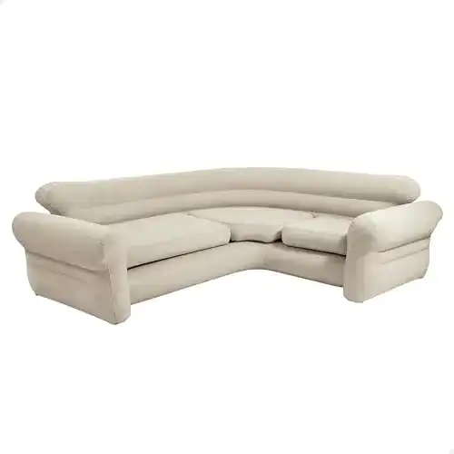 Luftsofa Intex 68575 75047 Ventil, Ecke Couch, 257 x 203 x 76 cm