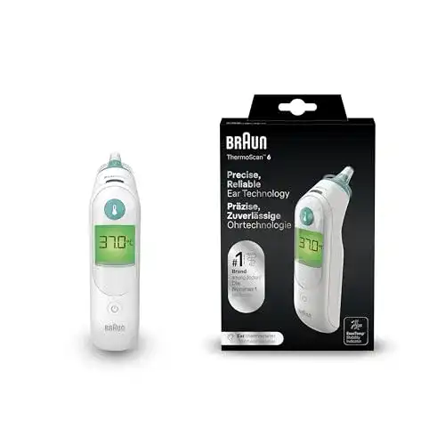Die beste Ohrthermometer Braun IRT 6515 ThermoScan 6 Infrarot 2026 Test Bestseller Ohrthermometer Braun IRT 6515 ThermoScan 6 Infrarot
