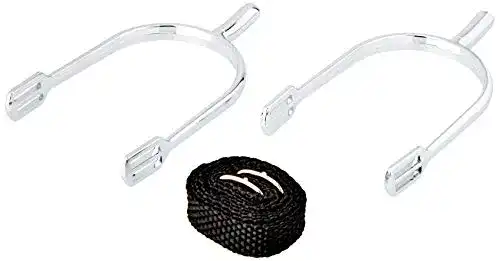 Sporen Kerbl Damen mit riemen Tropfenform Paar, 25 mm