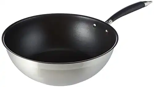 Wokpfanne Amazon Basics Wok-Pfanne, 28 cm