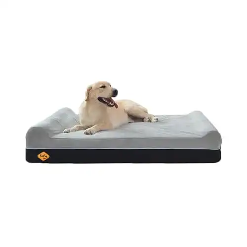 Orthopädisches Hundebett LaiFug Extra Groß, Memory Foam