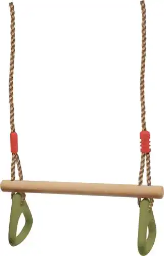 Trapezschaukel small foot 6120 Schaukel mit Turnringen 2 in 1