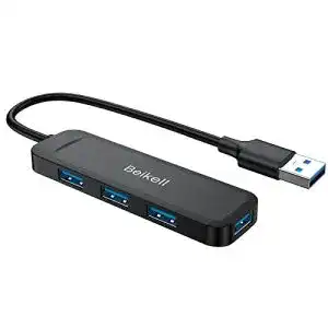 USB-C-Hub Beikell USB 3.0 Hub, 4 Port Ultra Slim USB Hub