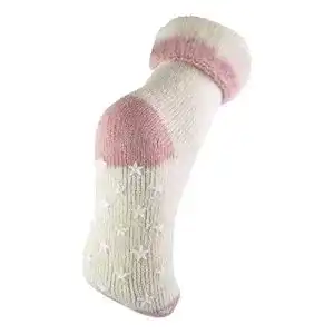 Alpaka-Socken sock snob Damen Creme Winter Anti Rutsch