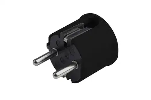 Die beste Schuko-Stecker Meister Schutzkontakt-Stecker, Kunststoff, schwarz 2026 Test Bestseller Schuko-Stecker Meister Schutzkontakt-Stecker, Kunststoff, schwarz