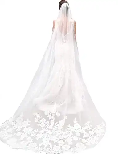 Schleier Lianshi Braut- Hochzeit fur die Braut Einlagiger