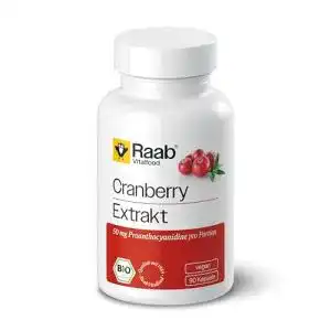 Cranberry-Kapseln Raab Vitalfood Bio Cranberry Forte, 90 Kaps.