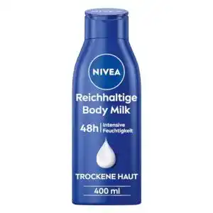 Hautmilch NIVEA Reichhaltige Body Milk, 400 ml, intensiv pflegend