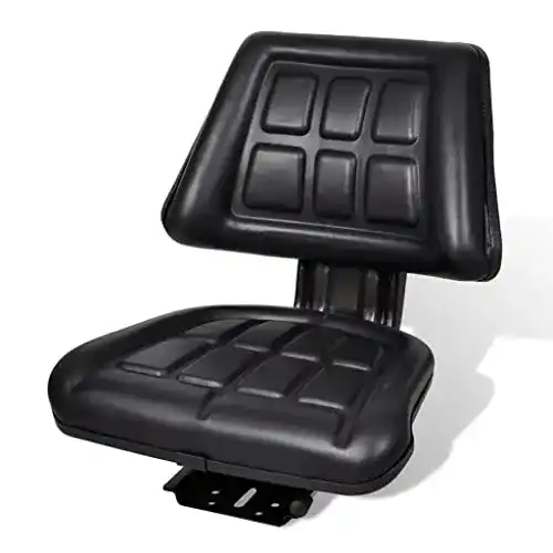 Traktorsitz vidaXL Universal mit Rückenlehne Traktor Schleppersitz