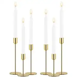 Kerzenständer Rozrety Gold 6er Set Kerzenhalter Goldene