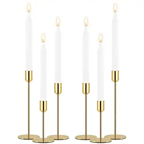 Kerzenständer Rozrety Gold 6er Set Kerzenhalter Goldene