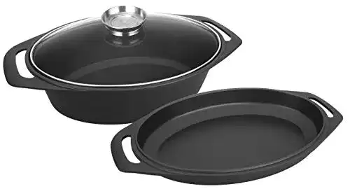 Die beste Aluguss-Bräter Kopf Bräter Stromboli, 7,3 Liter, inkl. Glasdeckel 2026 Test Bestseller Aluguss-Bräter Kopf Bräter Stromboli, 7,3 Liter, inkl. Glasdeckel