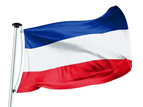 Schleswig-Holstein-Flagge FLAGLY 100 x 150 cm mit Ösen