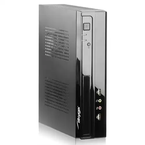 Mini-ITX-Gehäuse AKYGA AK-730-01BZ Mini ITX Gehäuse schwarz