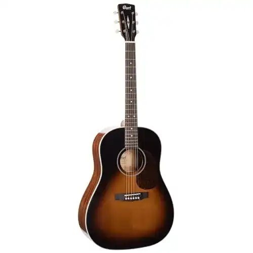 Cort-Westerngitarre Cort Folk E100SSFSB earth100F sunburst