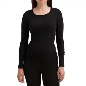 Merino-Unterwäsche Dilling Merino Langarmshirt für Damen