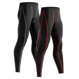Kompressions-Laufhose Herren Niksa Sport Leggings männer 2er pack