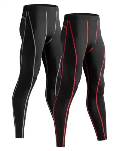 Kompressions-Laufhose Niksa Sport Leggings männer 2er pack