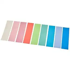 Wachsplatten efco Pastell-Mischung, 200 x 50 x 0,5 mm, 10 Stück