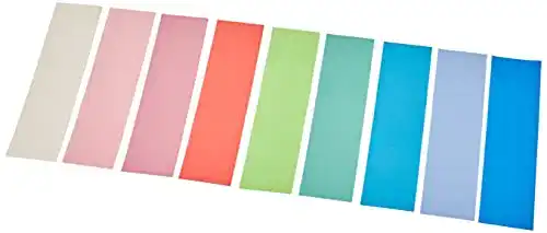Wachsplatten efco Pastell-Mischung, 200 x 50 x 0,5 mm, 10 Stück