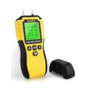 Holzfeuchtigkeitsmessgerät AZUNO mit Batterie und LCD-Display