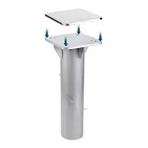 Bodenhülse Sonnenschirm Sekey Metall Universal-Bodenplatte