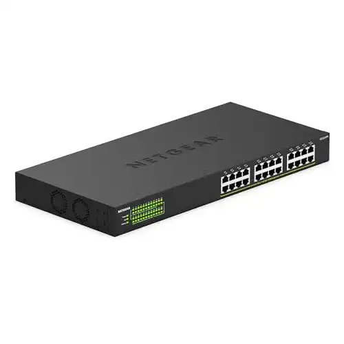 24-Port-Switch Netgear GS324PP 24 Port Gigabit Ethernet LAN
