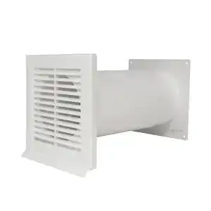 Mauerkasten easytec Lüftungstechnik EASYTEC® Ø 150 mm weiß