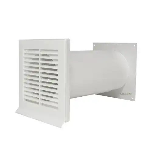 Mauerkasten easytec Lüftungstechnik EASYTEC® Ø 150 mm weiß