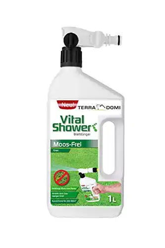 Flüssiger Rasendünger Terra Domi Vital Shower Moos Frei, 1 L