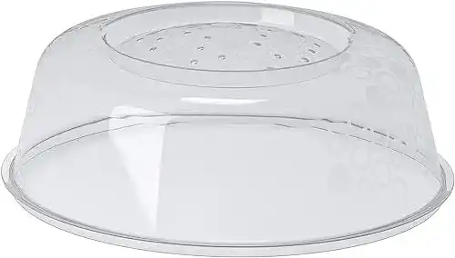 Mikrowellendeckel Ikea, grau blau, 26 cm