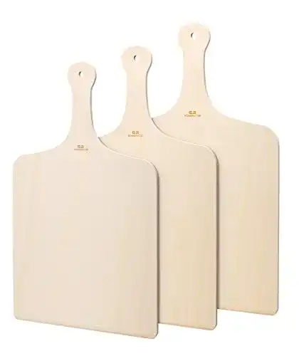 Flammkuchenbrett G.a HOMEFAVOR Pizzaschieber Holz, 42 x 30cm
