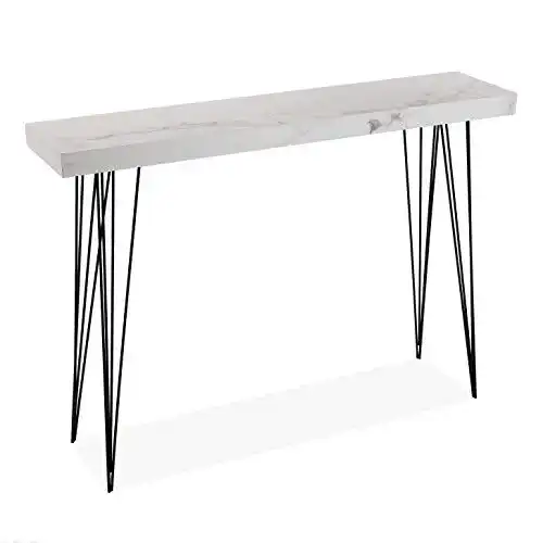 Konsolentisch Versa Carole Schmales Möbelstück 80 x 25 x 110 cm