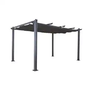 Pavillon Metall Jet-line Pavillon Pergola Überdachung Luxor 4×3 m