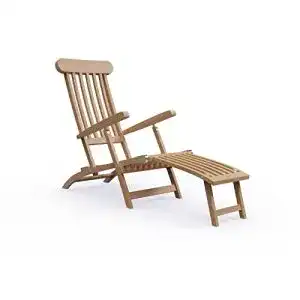 Deckchair Teak KMH ®Deckchair *Classic* echt TEAK