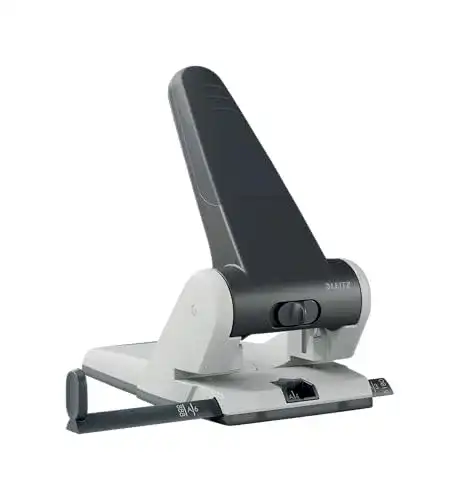 Locher Leitz Extrastarker Registratur aus Metall, Für 65 Blatt