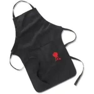 Grillschürze Weber 6474, schwarz mit rotem Kettle Grill