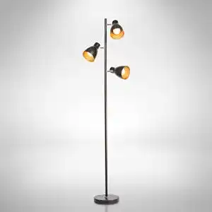 Stehlampe B.K.Licht, schwenkbar, Vintage und Industrial Stil