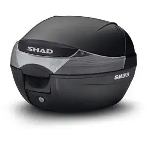 Shad-Topcase Shad d0b33200 Truhe SH33, Schwarz