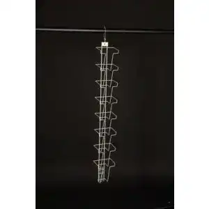 Prospekthalter DPS Shopfitting A5 mit 8 Fächern, Wandmontage