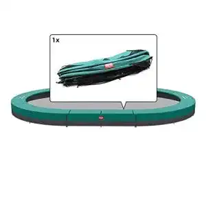 Trampolin oval Berg Trampolin Schutzrand oval Federabdeckung