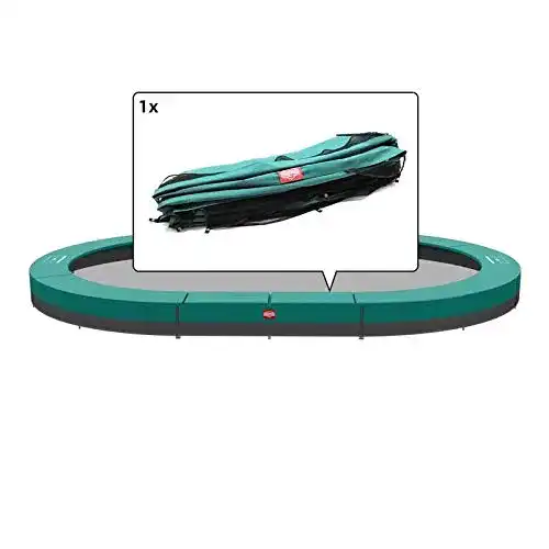 Trampolin oval Berg Trampolin Schutzrand oval Federabdeckung